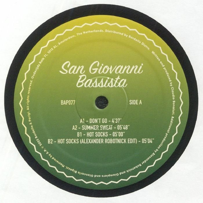 San Giovanni Bassista - Dont Go (Alexander Robotnick edit)