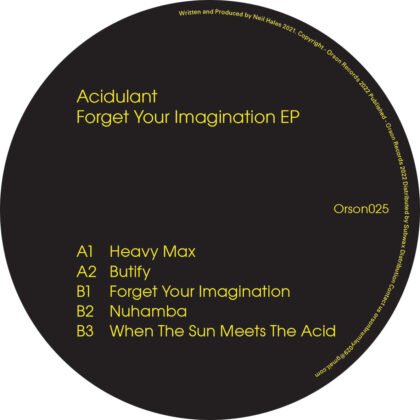 Acidulant – Forget Your Imagination EP