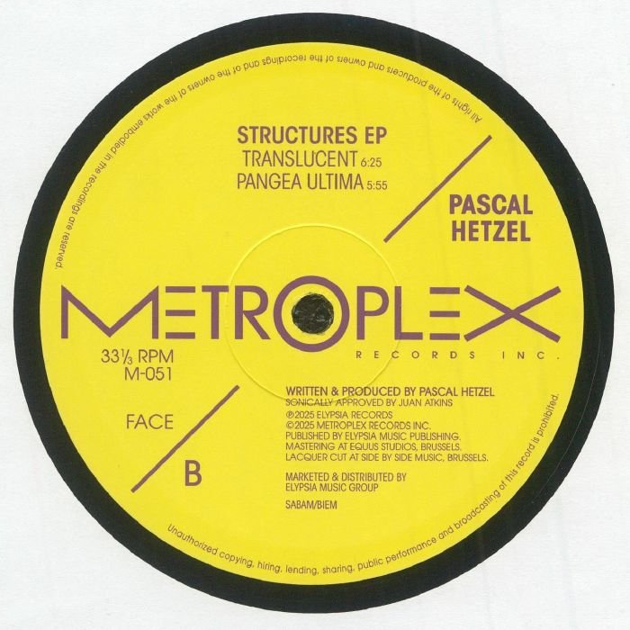Pascal Hetzel – Structures EP