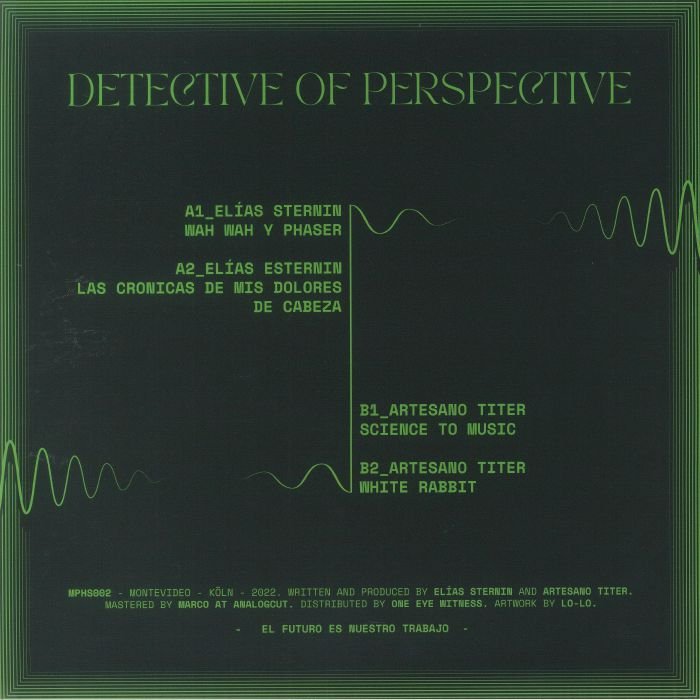 Elías Sternin, Artesano Titer – Detective of Perspective